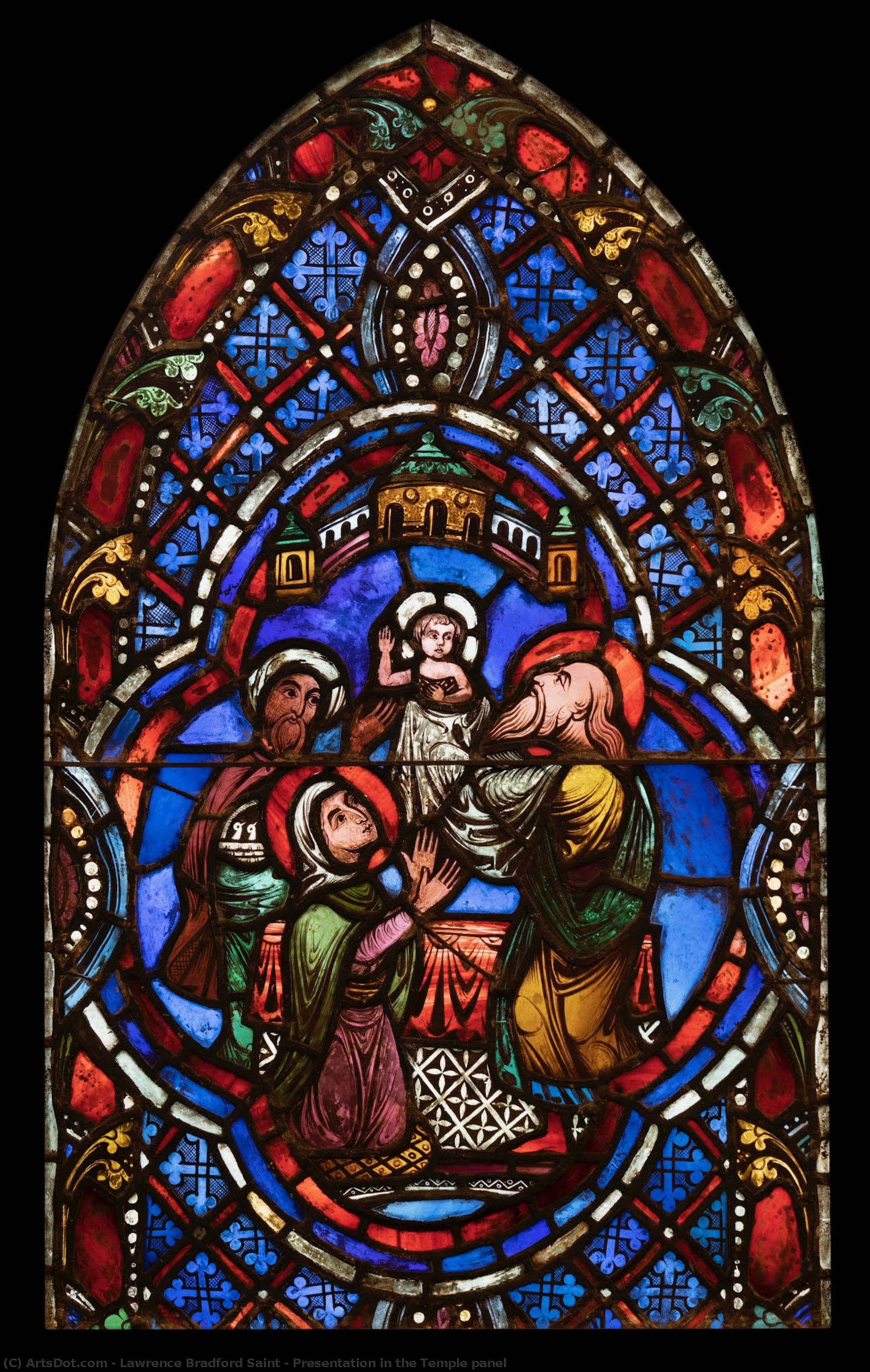 Presentation In The Temple Panel — Lawrence Bradford Saint