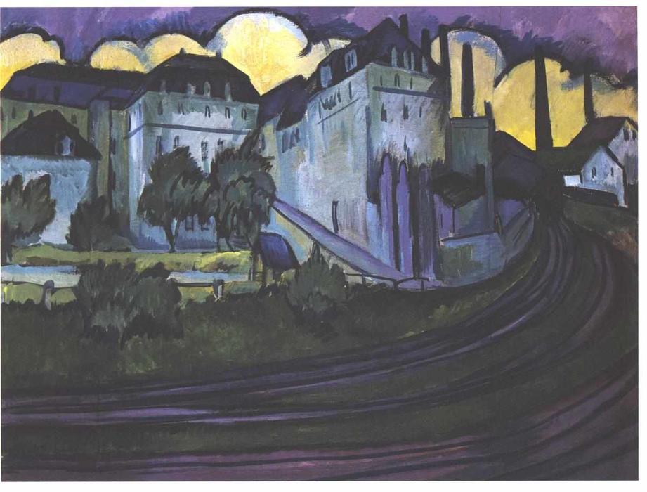 Gateway To The Freight Depot In Altstadt — Ernst Ludwig Kirchner