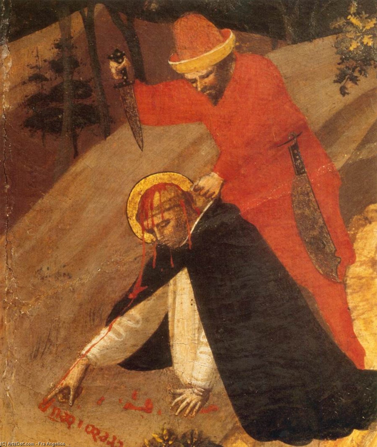 St Peter Martyr Altarpiece (detail) — Fra Angelico