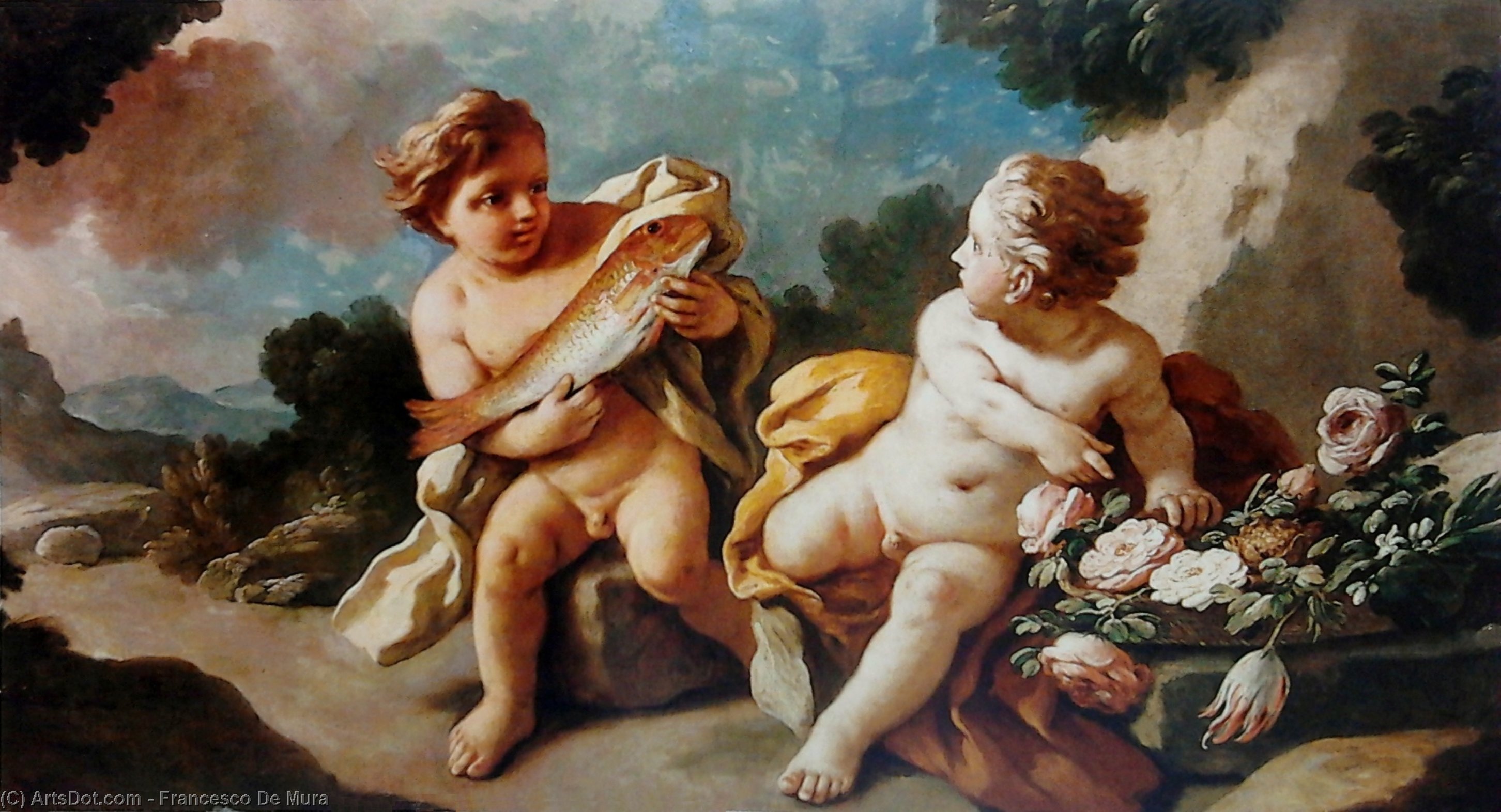 Allegory Of The Power Of Love. — Francesco De Mura