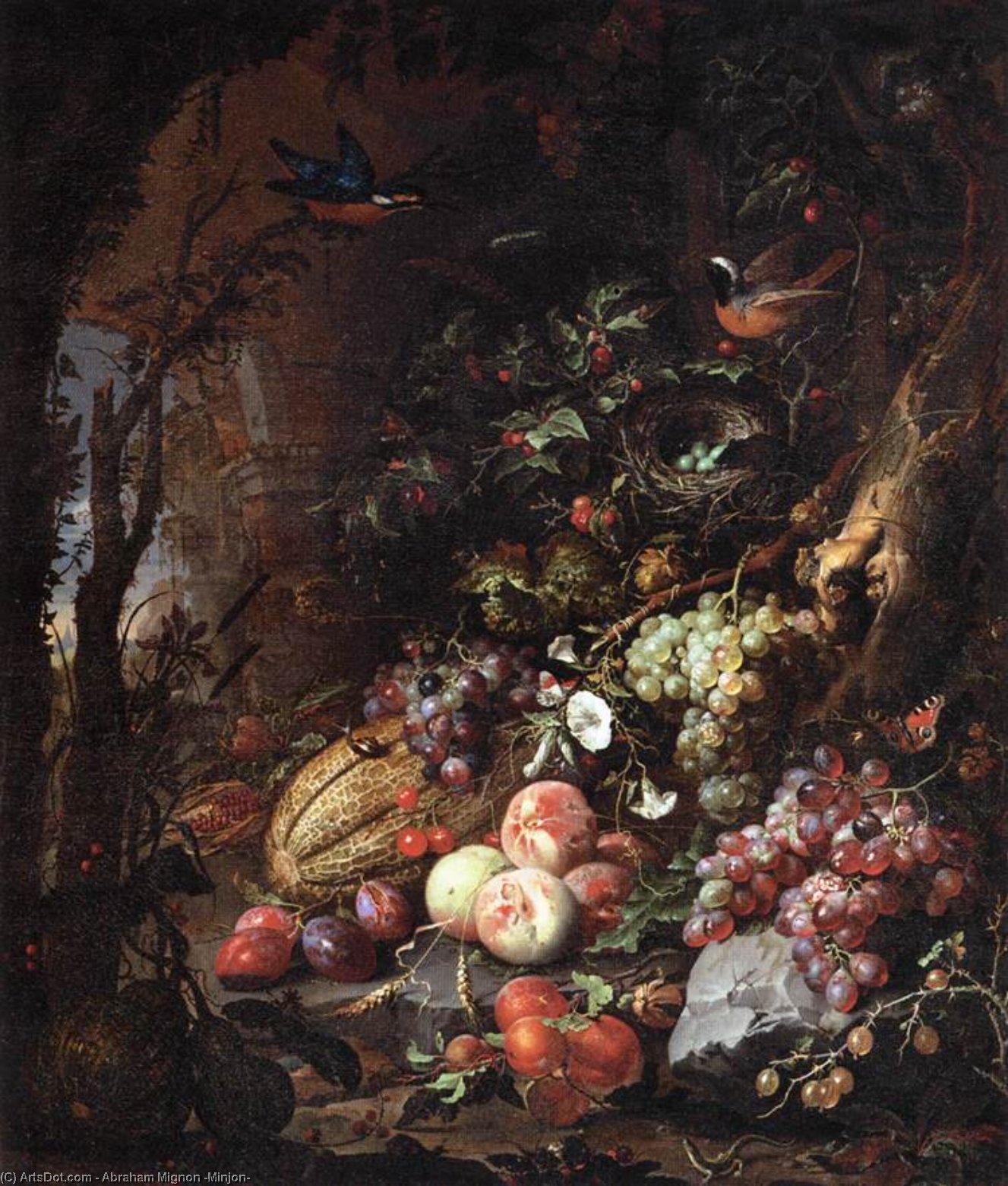 Still-life — Abraham Mignon