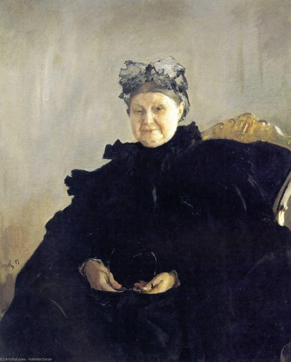 Portrait Of Maria Morozova — Valentin Alexandrovich Serov