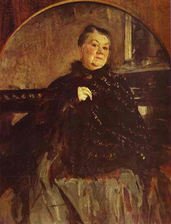 Portrait Of The Actress Glikeria Fedotova — Valentin Alexandrovich Serov