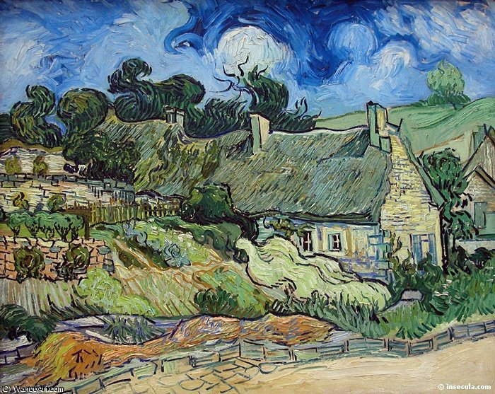Chaumes De Cordeville A Auvers-sur-oise — Vincent Willem Van Gogh