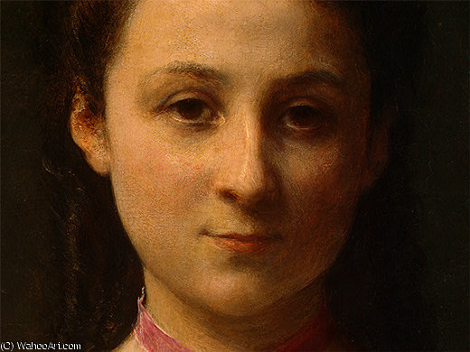 Mademoiselle De Fitz James (detail 2) - — Henri Fantin-latour