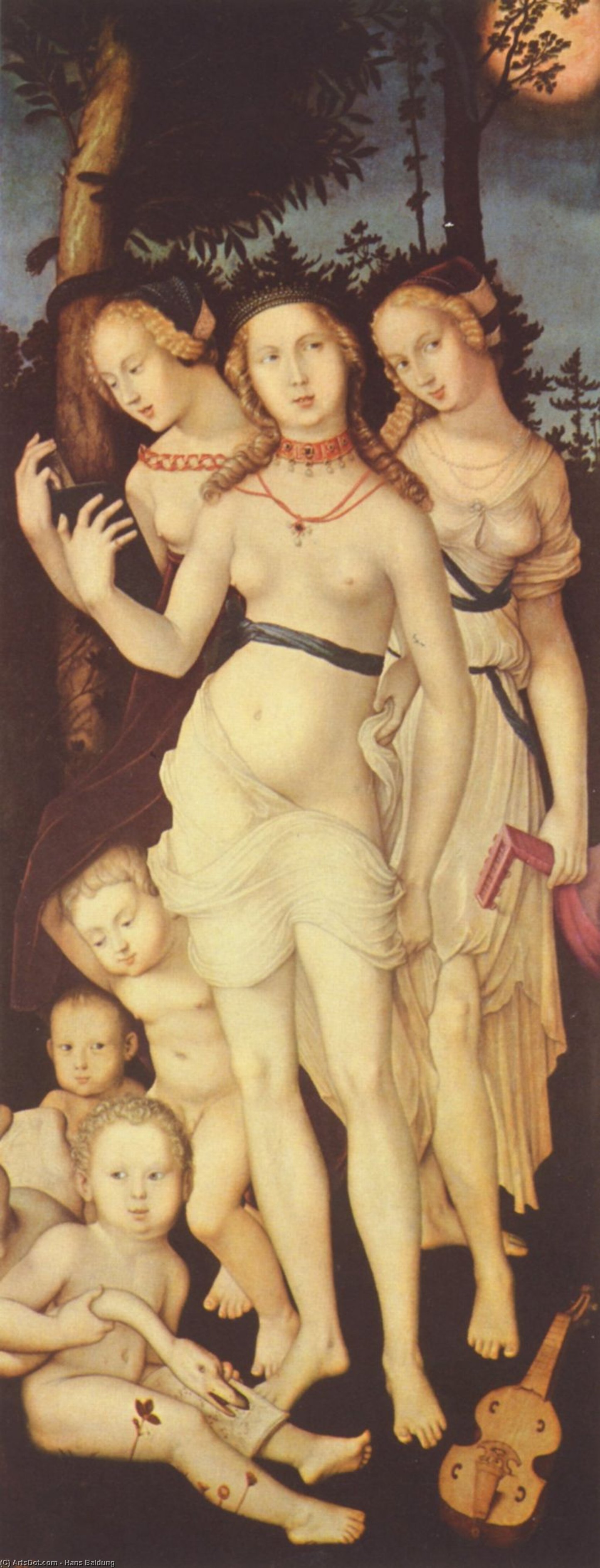 Harmony Or The Three Graces — Ханс Балдунг Гриен
