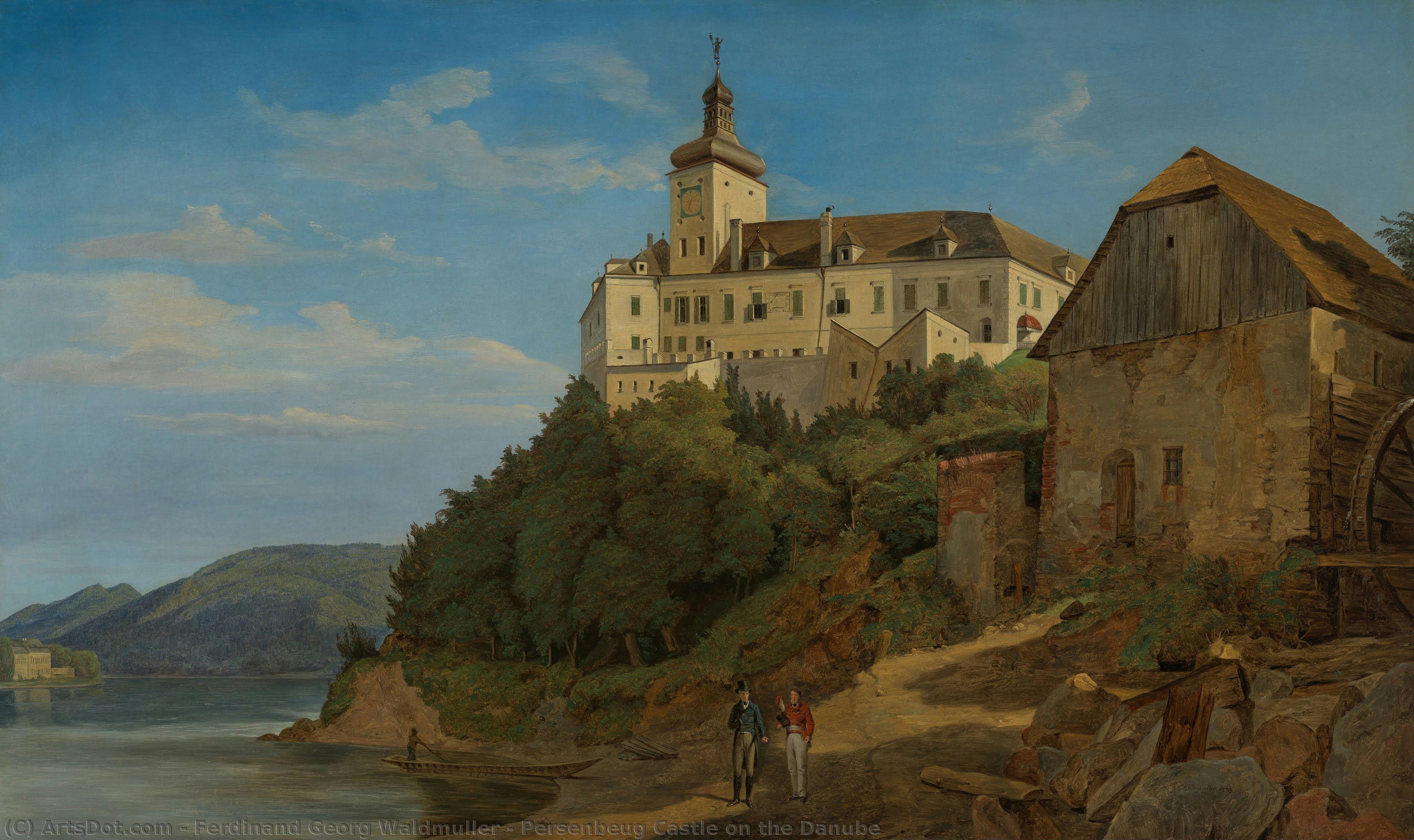 Persenbeug Castle On The Danube — Ferdinand Georg Waldmüller