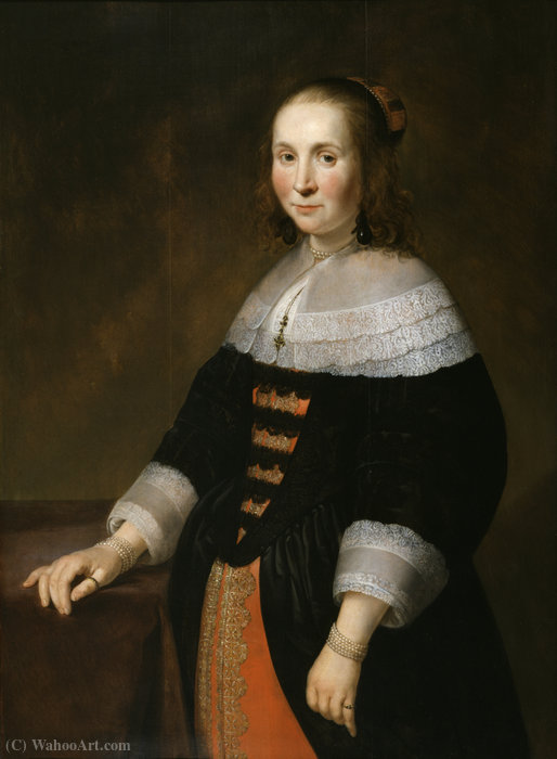 Portrait Of A Wife — Gijsbert Gillisz De Hondecoeter (the Younger)