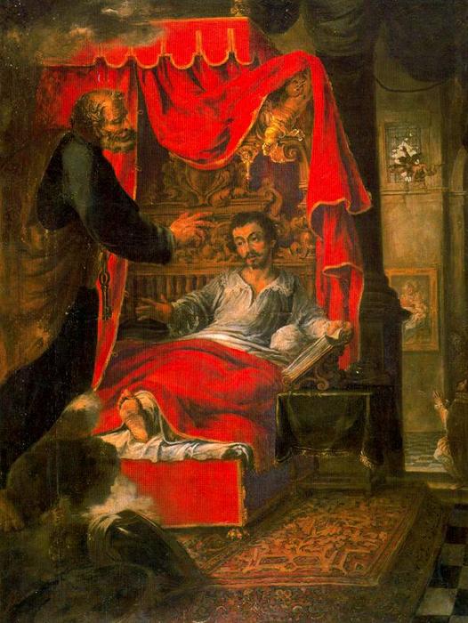 Aparición De San Pedro A San Ignacio En Pamplona — Juan De Valdés Leal