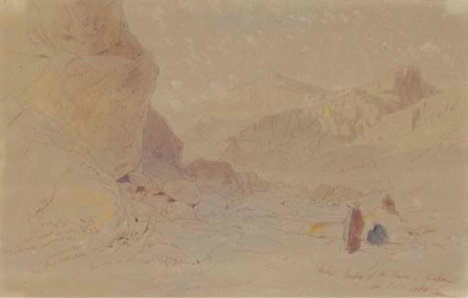 Thebes, Valley Of The Tombs Of The Kings — Edward Lear