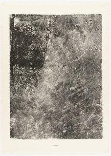 Leper (lèpre) From The Portfolio Sites And Paths (sites Et Chaussées) From Phenomena (les Phénomènes) — Jean Philippe Arthur Dubuffet