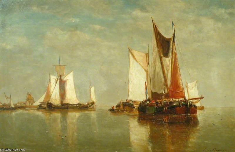 On The Scheldt, Afternoon — Paul Jean Clays