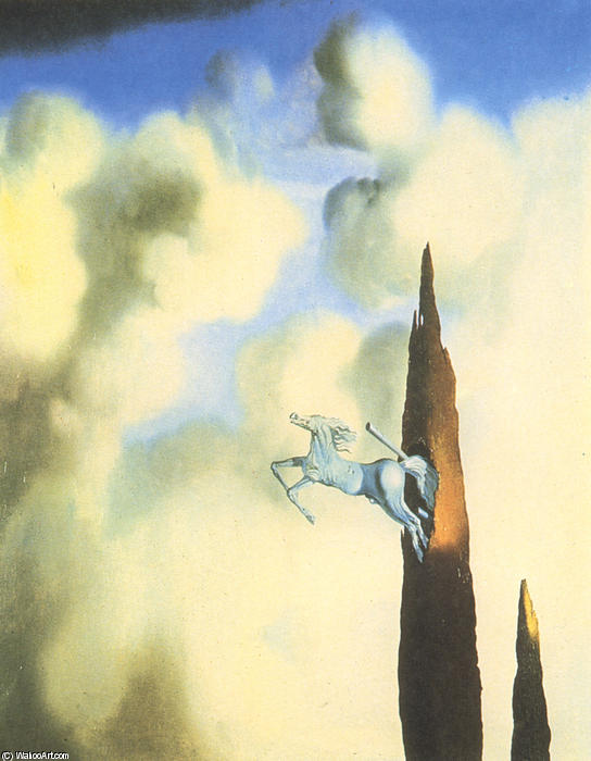 Morning Ossification Of The Cypress — Salvador Dalí