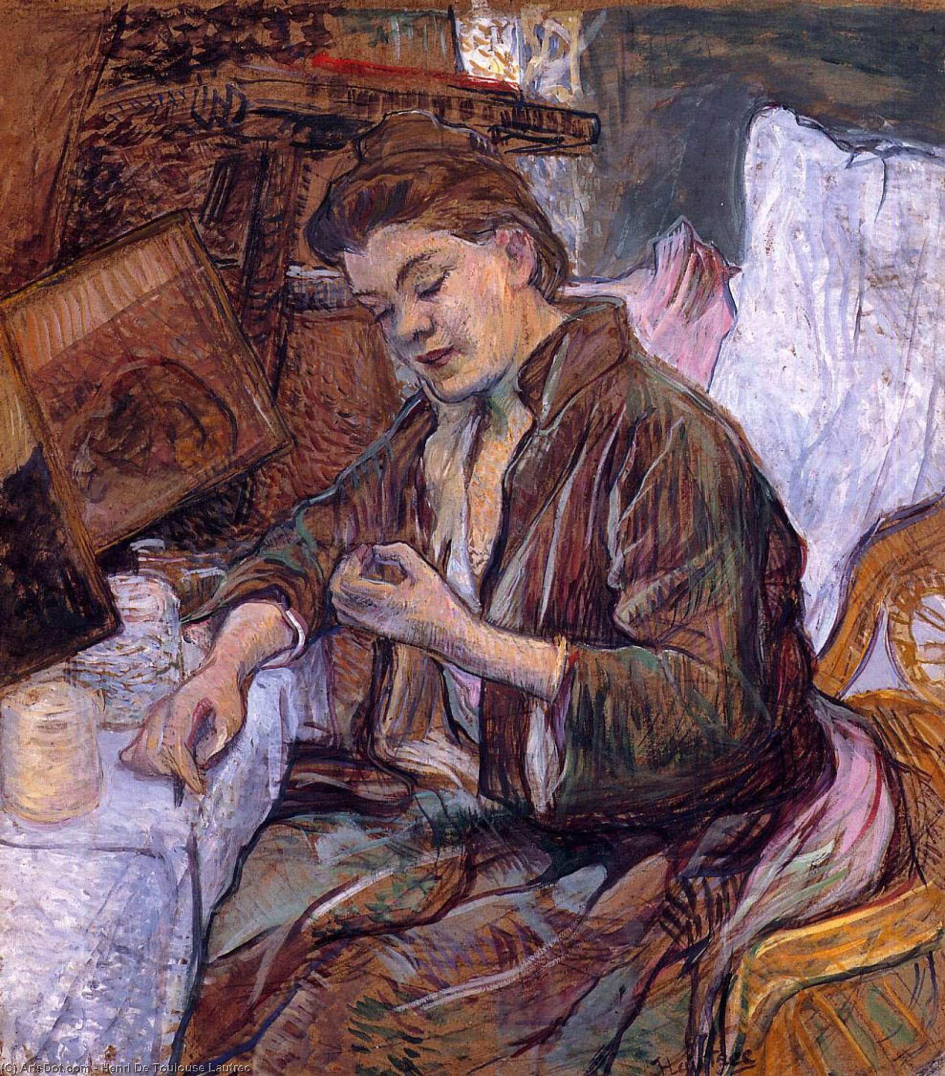 La Toilette: Madame Fabre — Henri De Toulouse-lautrec