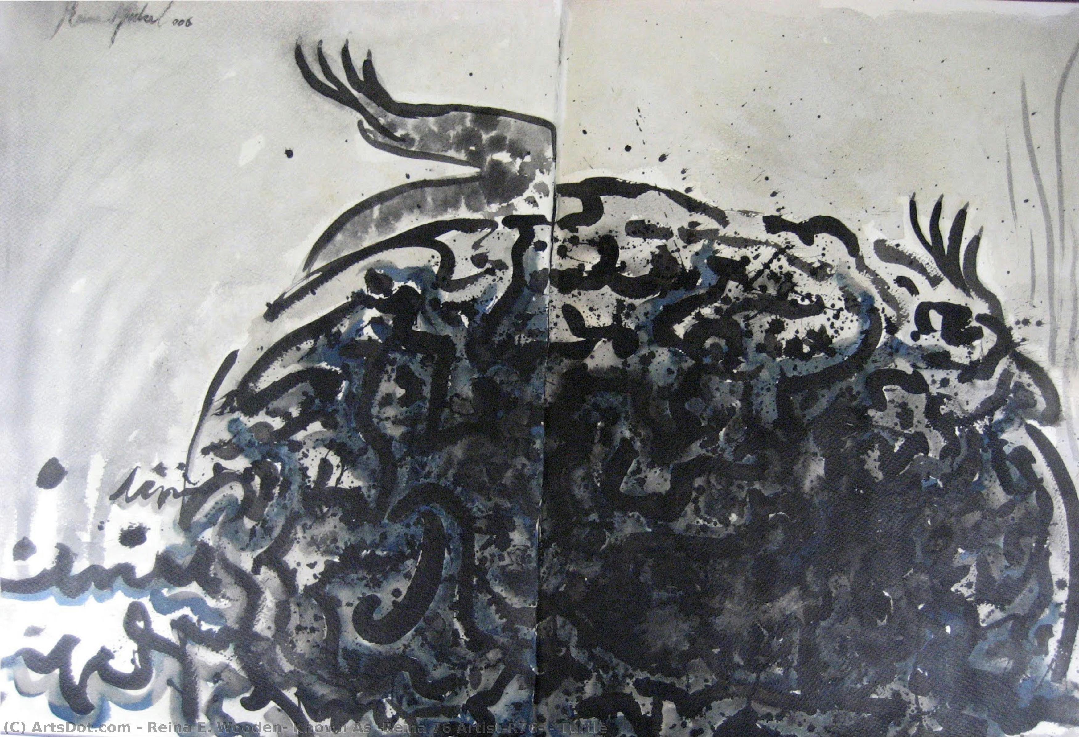Turtle — Reina E. Wooden, Known As “reina 76 Artist|r76”
