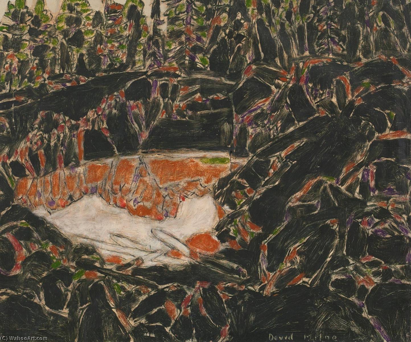 Red Pool, Temagami, 1929 — Dejvid Braun Miln