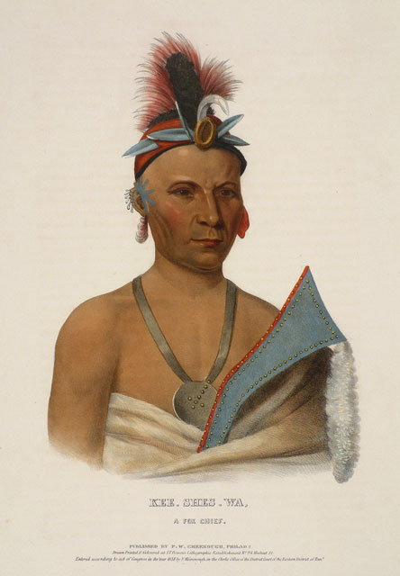 Kee-shes-wa, A Fox Chief — Charles Bird King