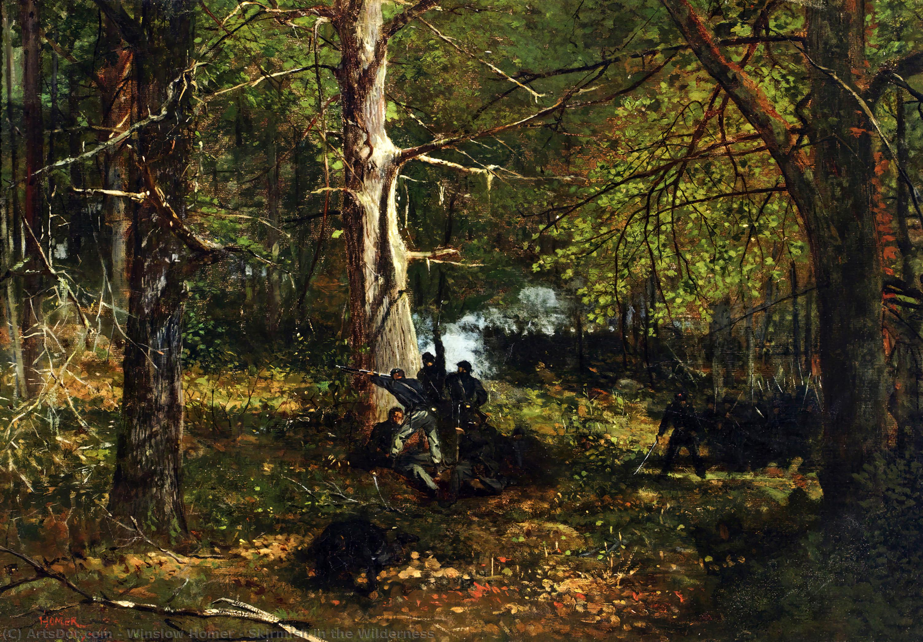 Scharmützel In Der Wildnis — Winslow Homer