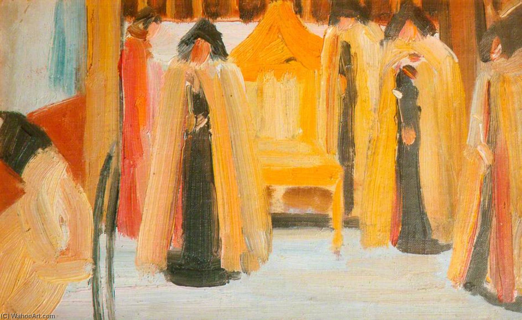 Interior Of The Armenian Church, Jerusalem — David Bomberg