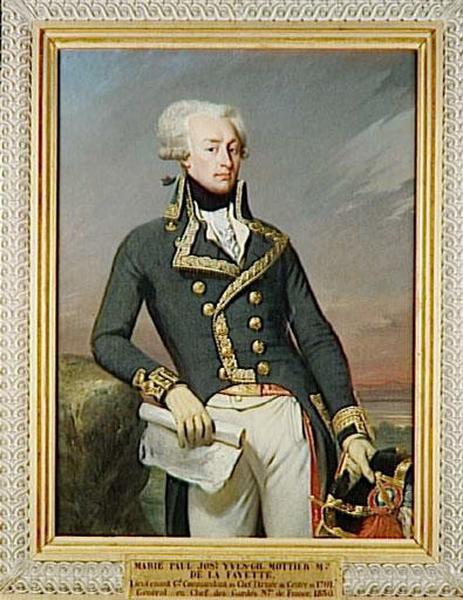Marie Joseph Paul Yves Roch Gilbert Mottier, Marquis De Lafayette, Lieutenant General (1757 1834) — Joseph Désiré Court