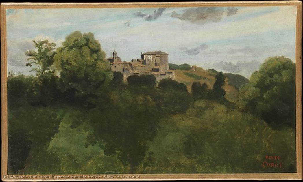 Vista De Genzano — Jean-baptiste-camille Corot