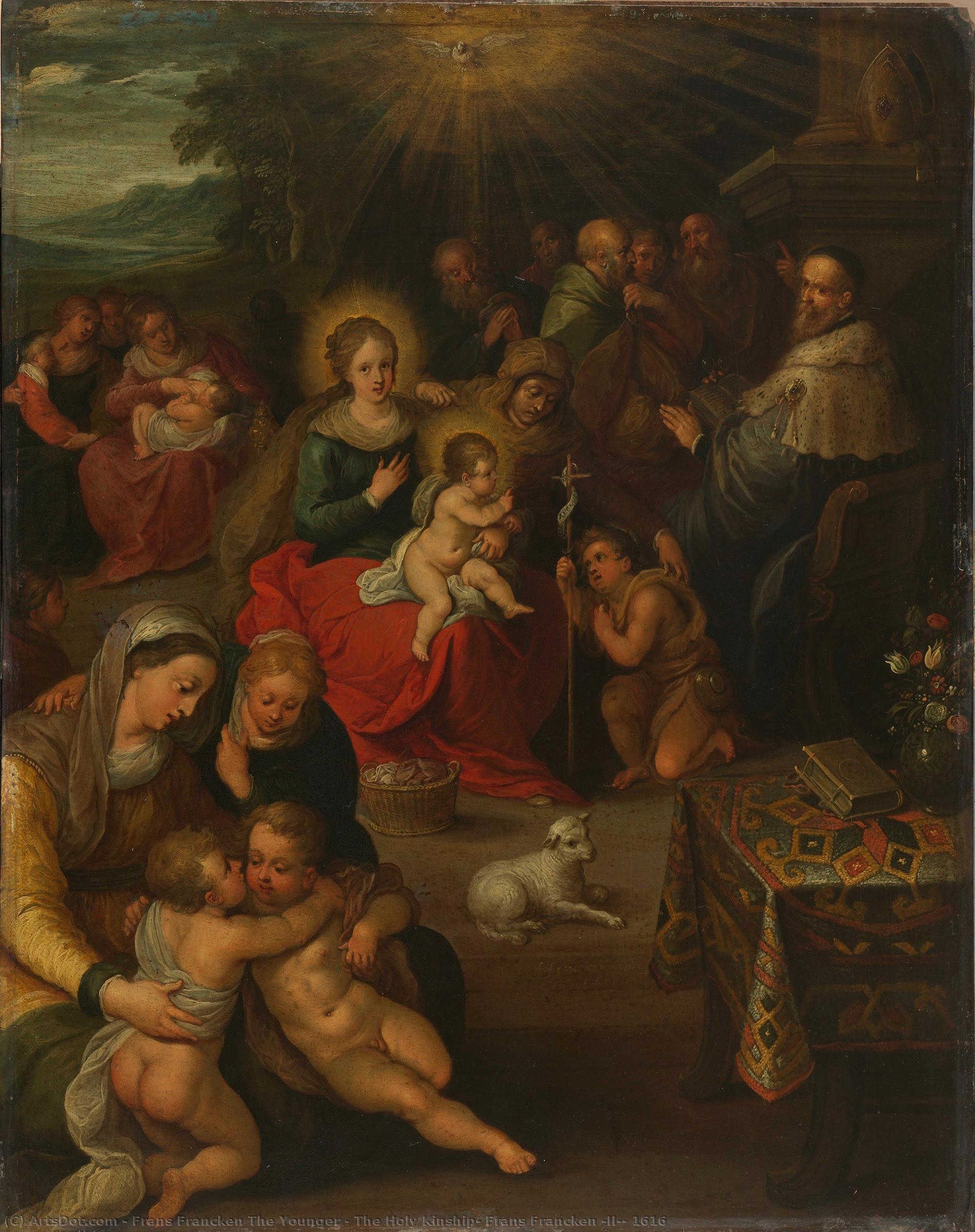 The Holy Kinship, Frans Francken (ii), 1616 — Frans Francken The Younger