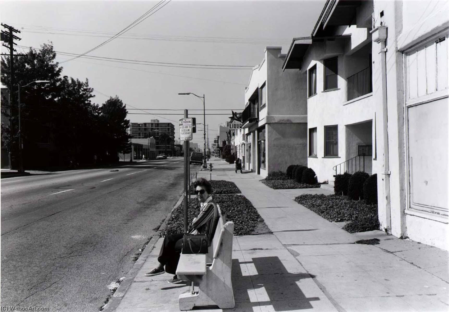 Public Transit Areas, 4th St. And Olive, Looking North, From The Long Beach Documentary Survey Project — Anthony Hernandez