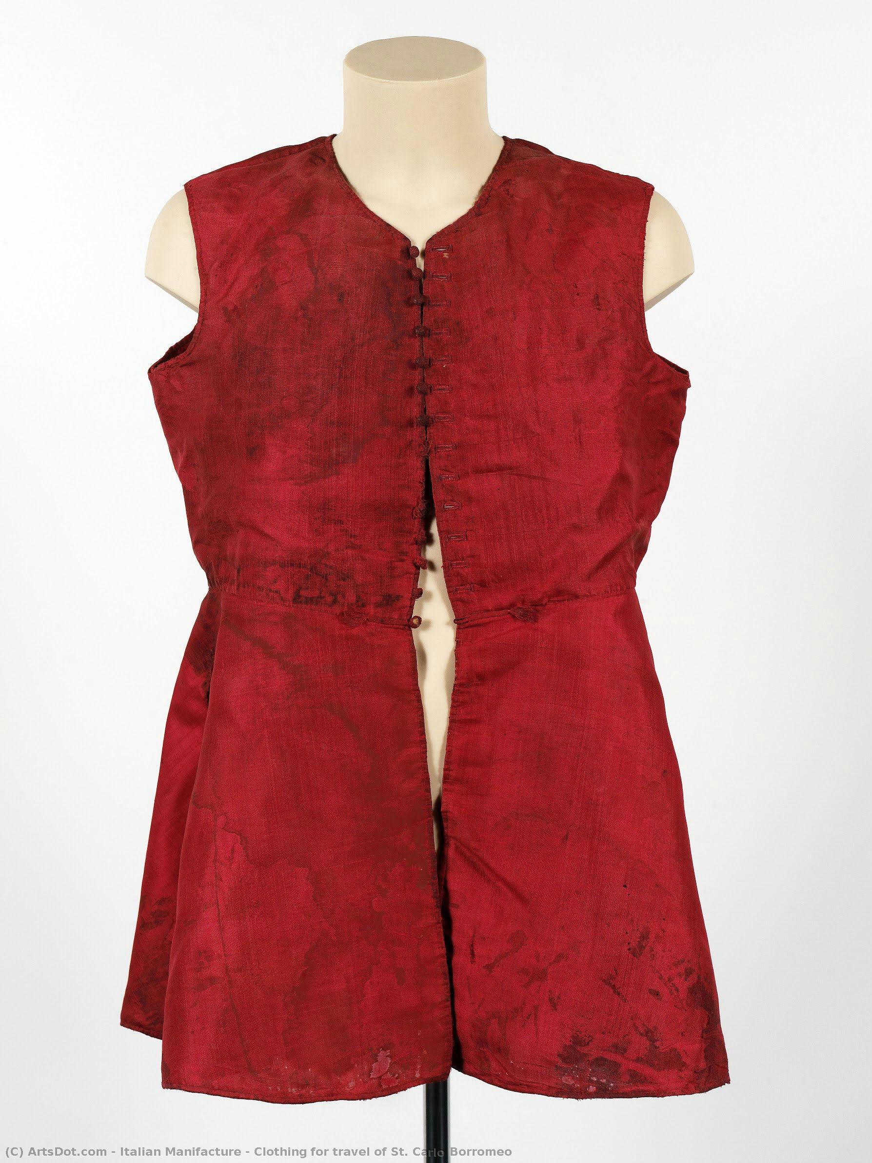 Clothing For Travel Of St. Carlo Borromeo — Italian Manifacture