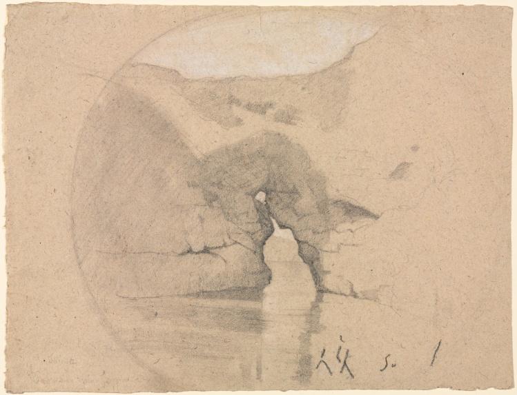 Sorente, Baths Of Queen Jeanne — Henri-joseph Harpignies