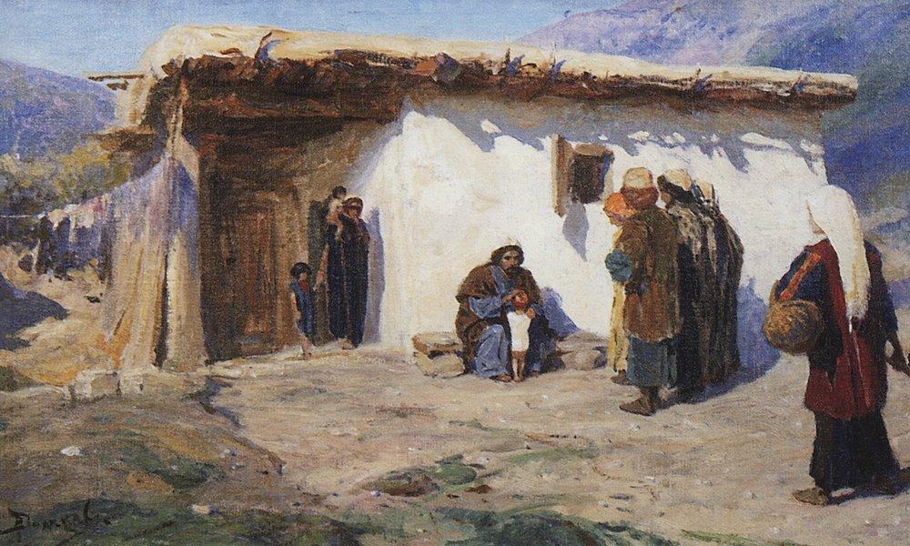 They Brought The Children — Vassily Dmitrievitch Polenov