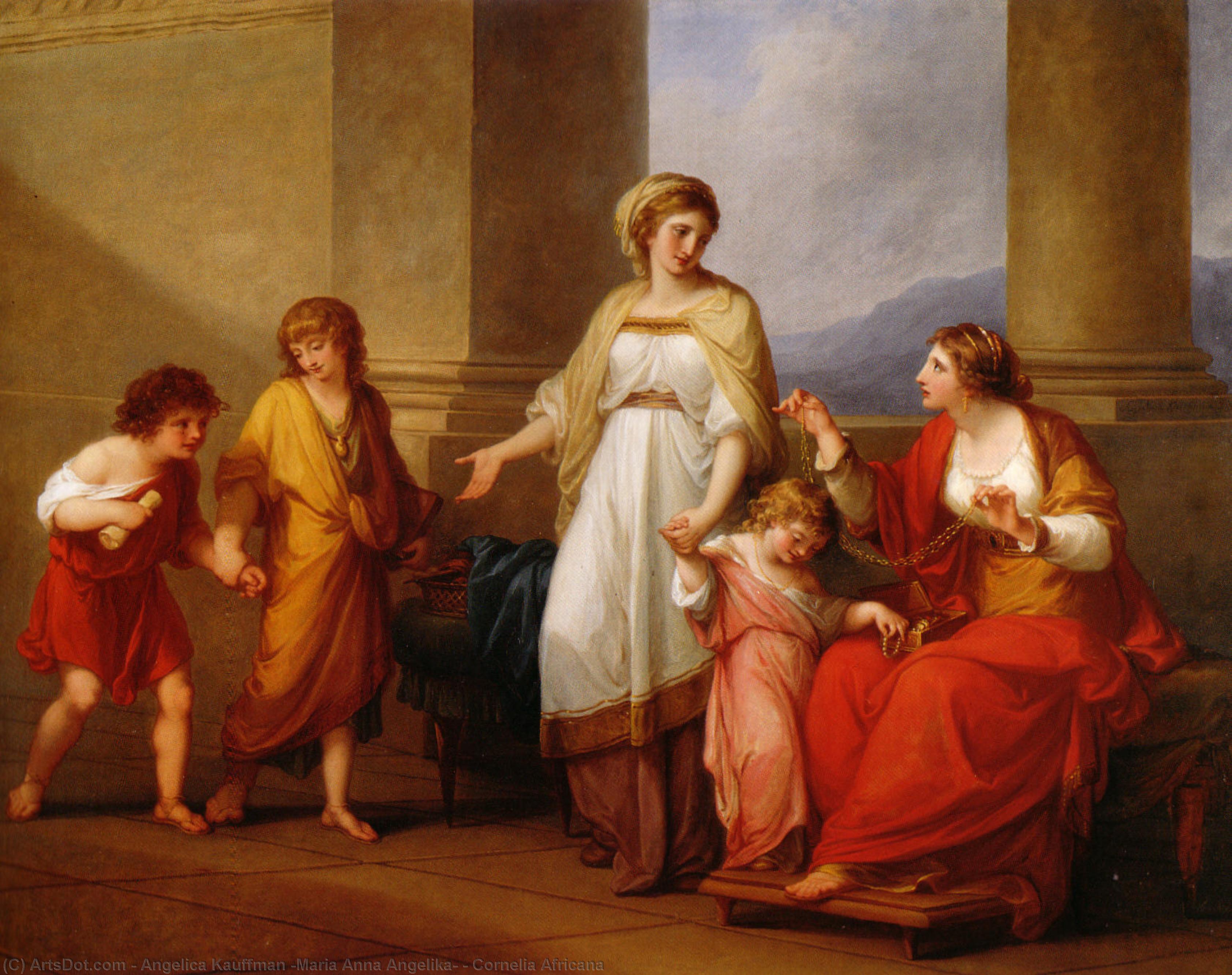 Cornelia Africana — Angelica Kauffmann (maria Anna Angelika)