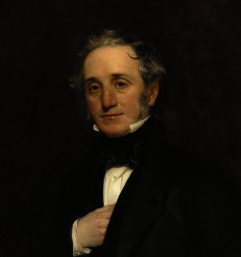 Portrait Of Thomas Cubitt , Quarter-length, In A Black Coat And Waistcoat — Henry William Pickersgill