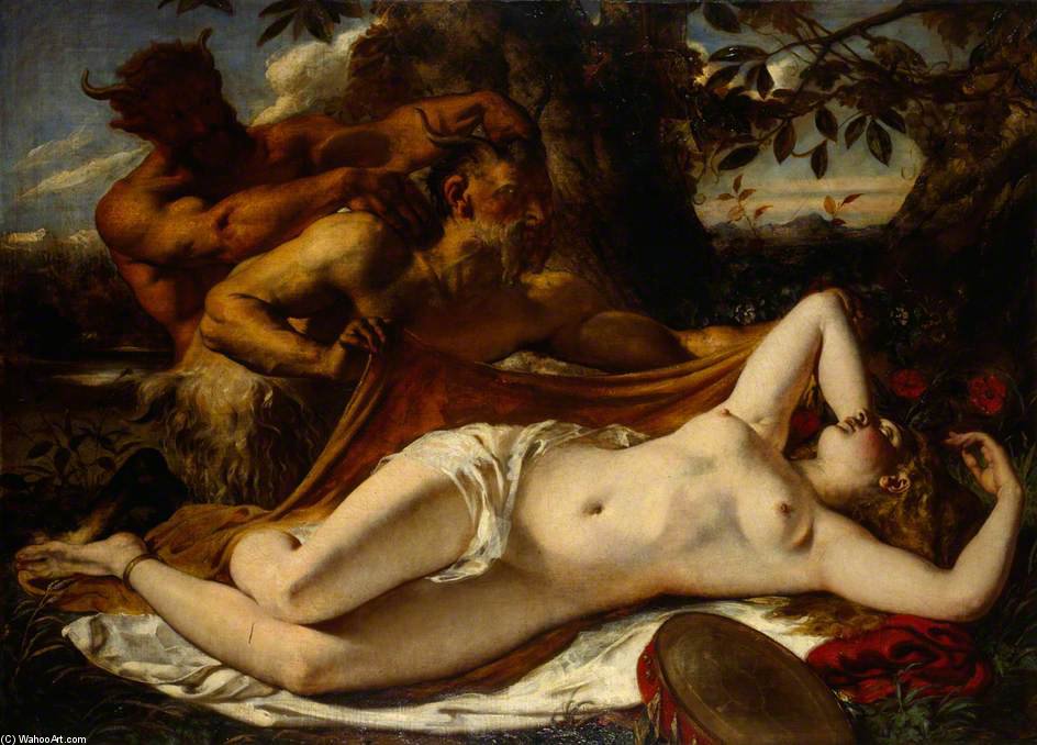 Sleeping Nymphs And Satyrs — Уильям Этти