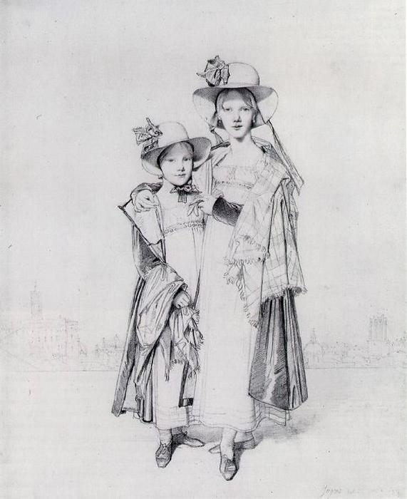 The Misses Montagu — Jean-auguste-dominique Ingres