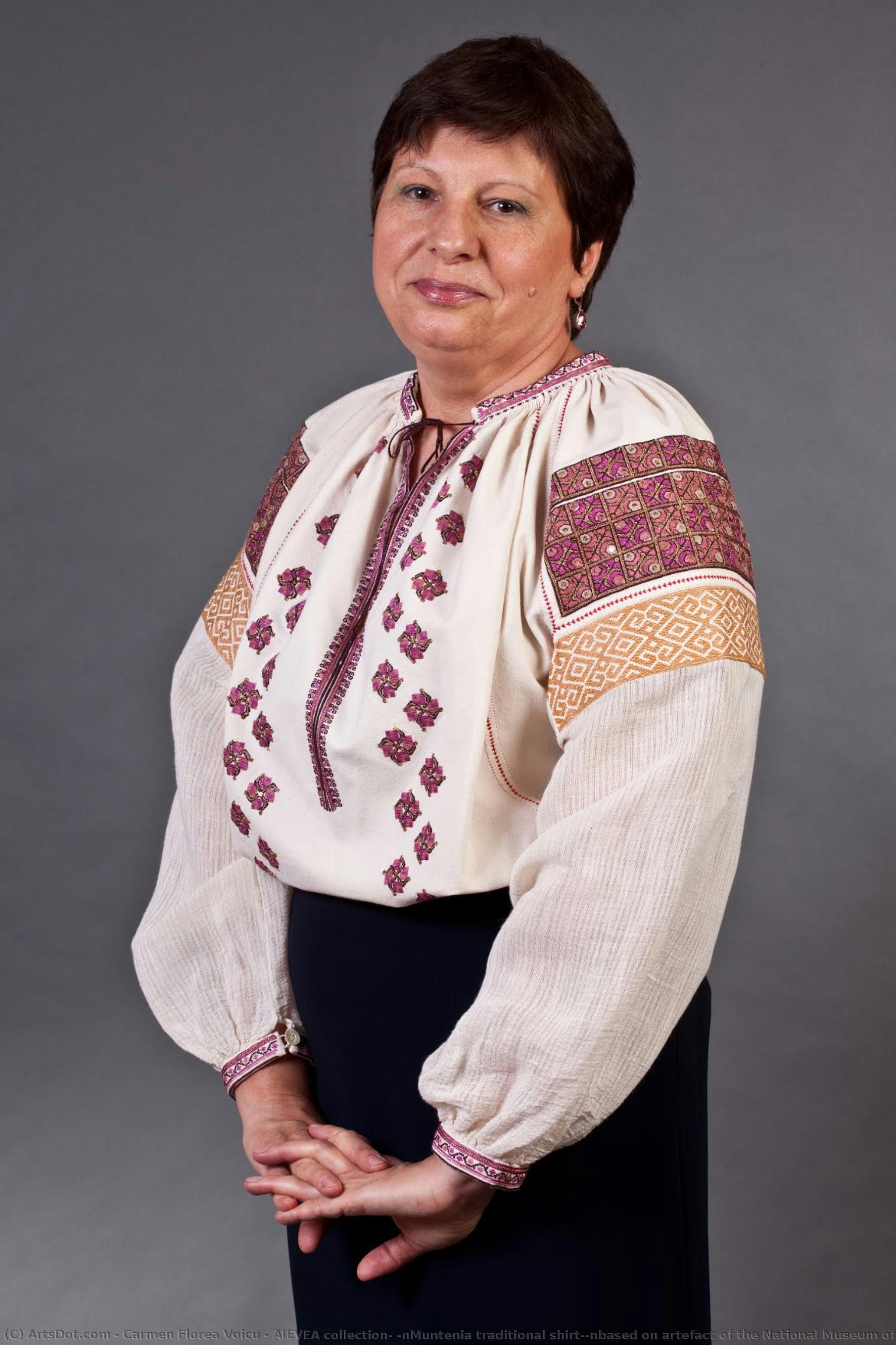 Aievea Collection; \nmuntenia Traditional Shirt;\nbased On Artefact Of The National Museum Of The Romanian Peasant — Carmen Florea Voicu