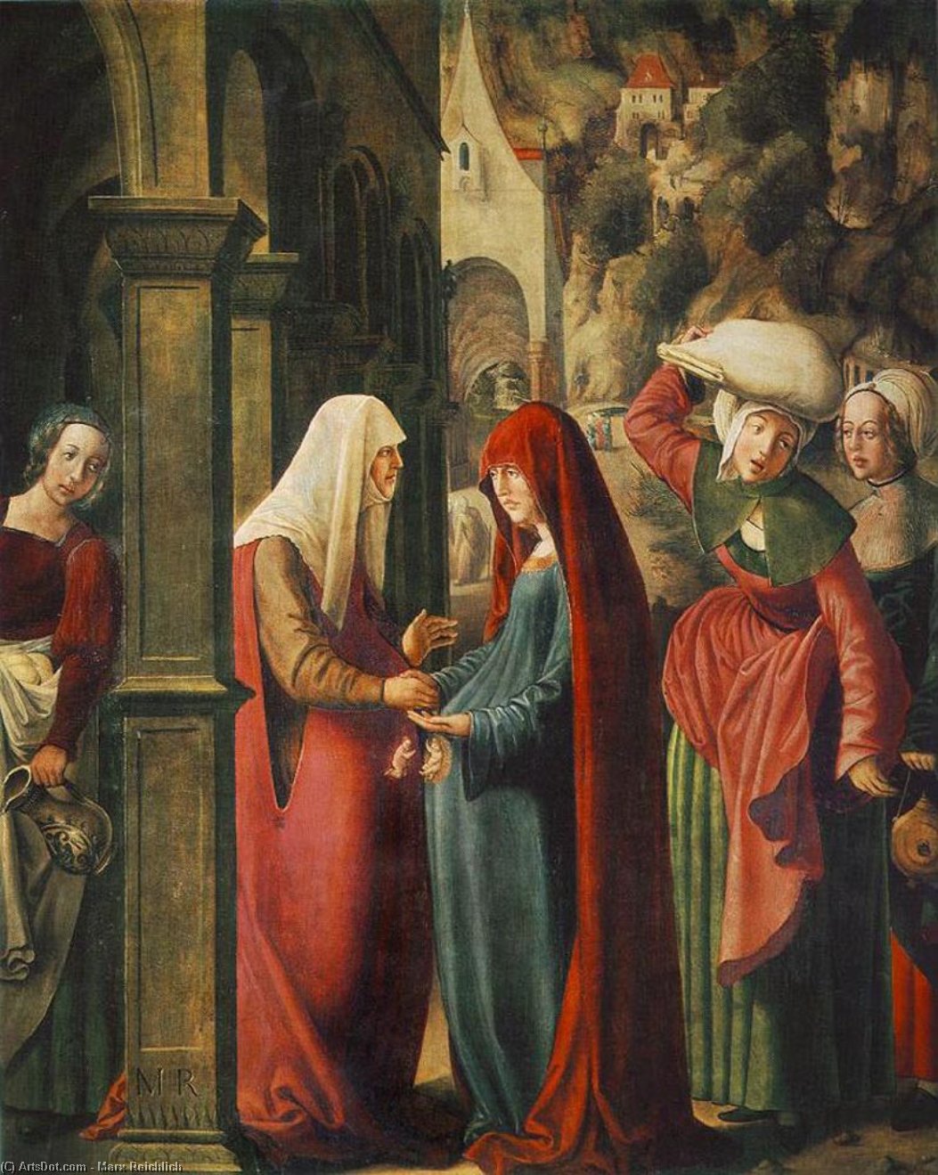 Meeting Of Mary And Elisabeth — Marx Reichlich