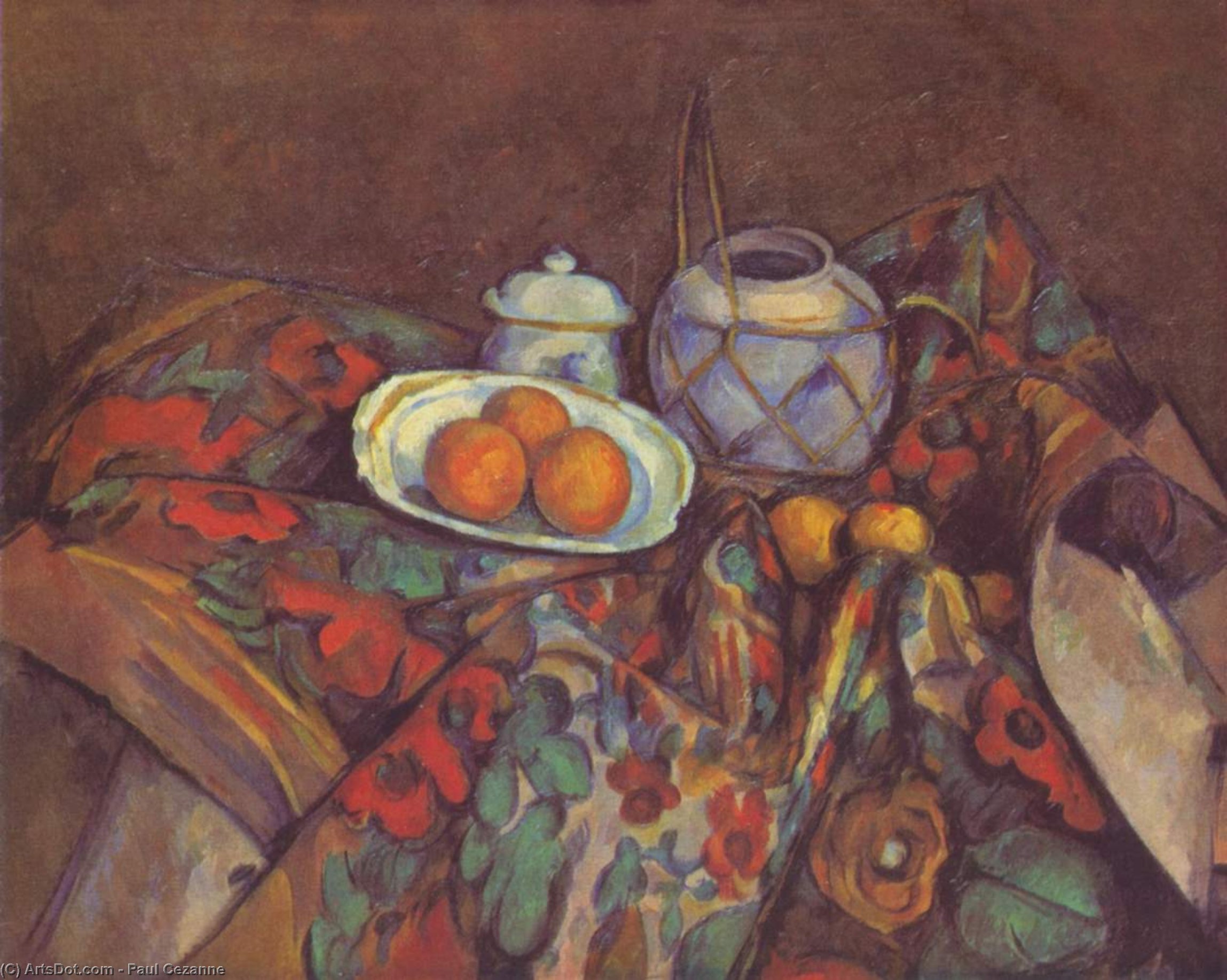 Naturaleza Muerta Con Naranjas — Paul Cézanne