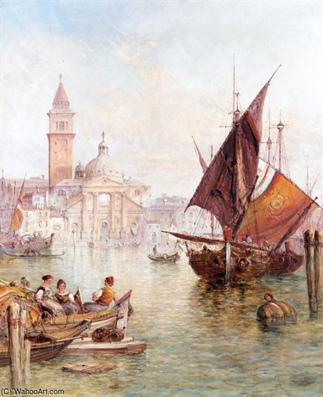 View Of San Giorgio Maggiore, Venice — Alfred Pollentine