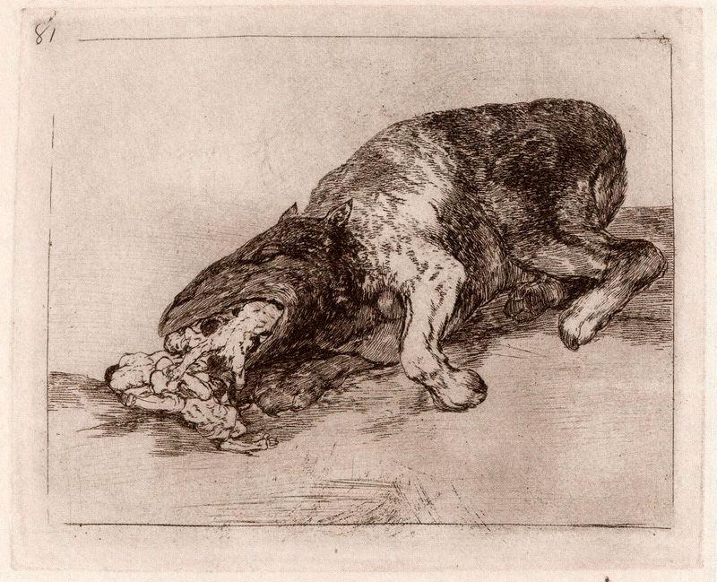 Fiero Monstruo — Francisco José De Goya Y Lucientes