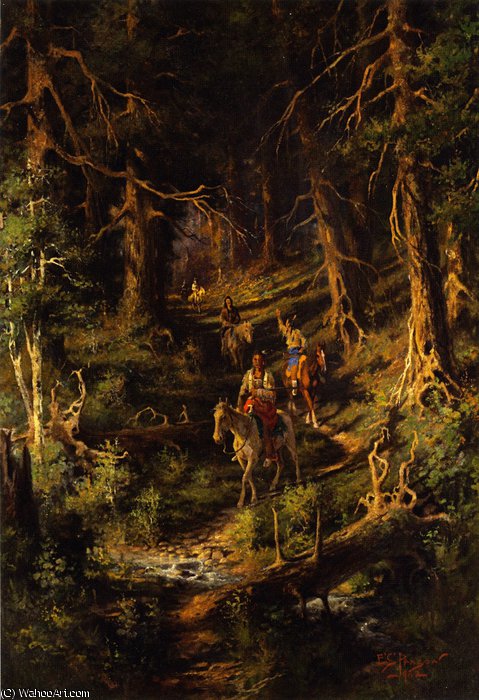 Idians In A Forest — Эдгар Сэмюэл Паксон