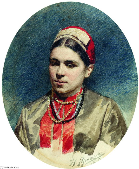 Portrait Of P.strepetova — Mykola Yaroshenko