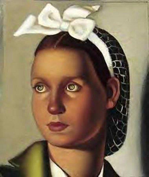 Portrait Of Baroness Louisanne Kuffner De Dioszegh, Age 15 — Tamara De Lempicka