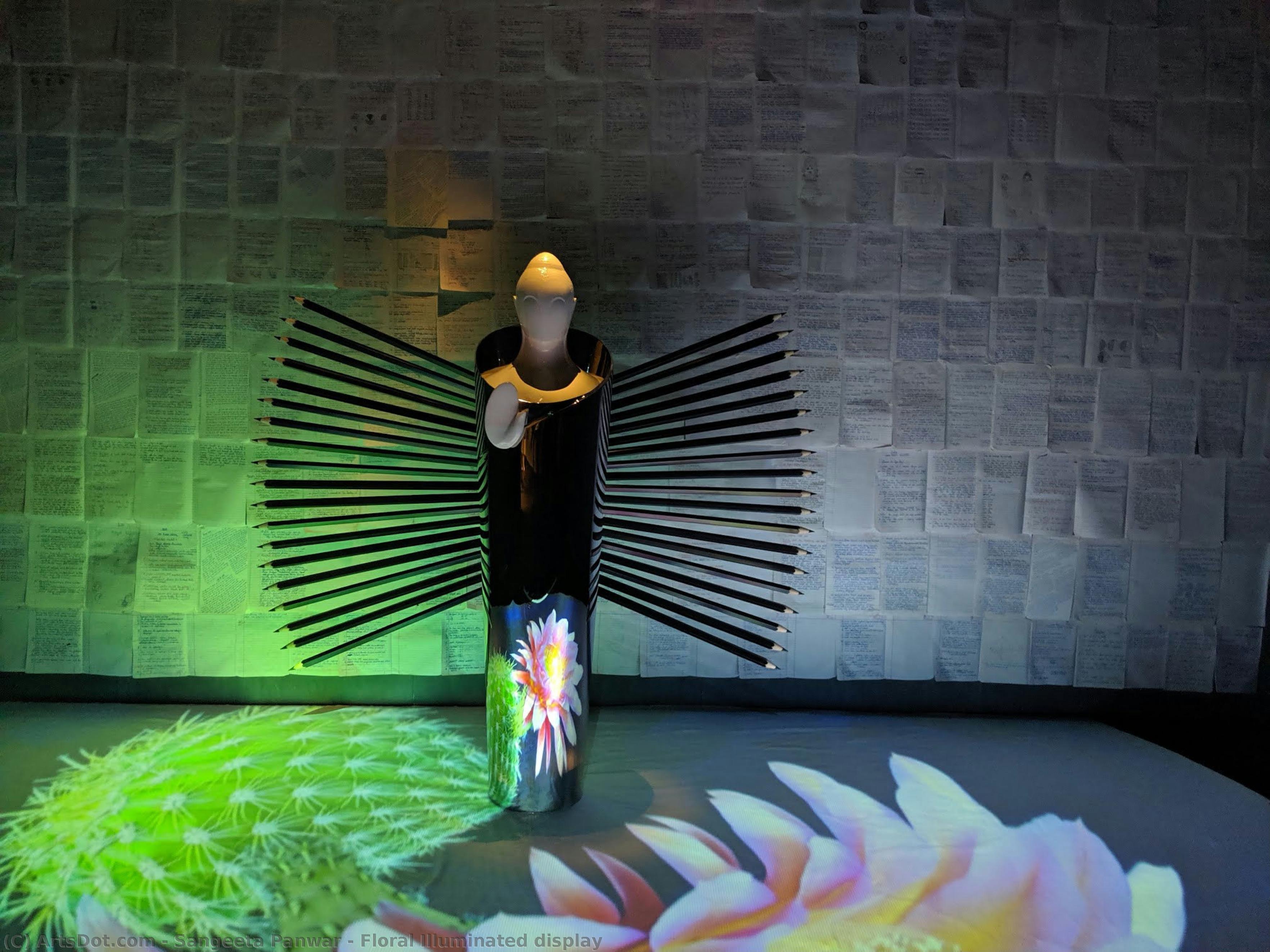 Floral Illuminated Display — Sangeeta Panwar