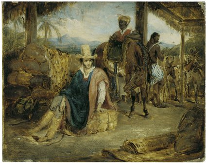 Interior Of A Brazilian Rancho In The Province — Charles Landseer