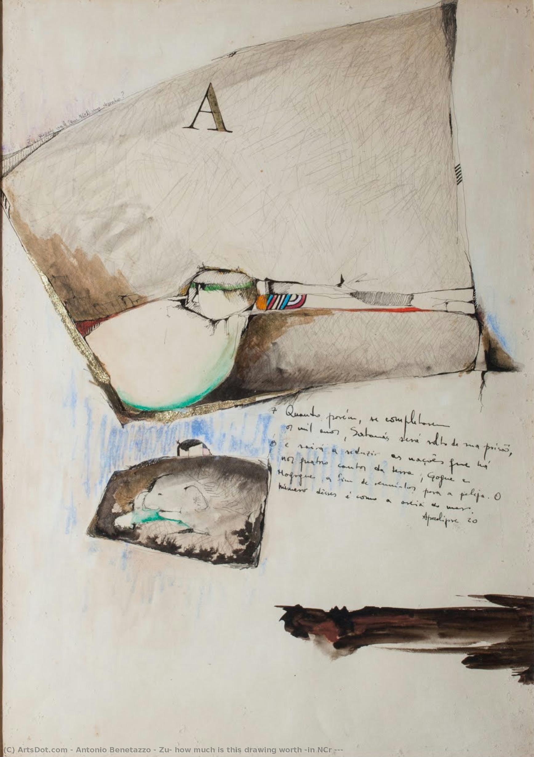 Zu, How Much Is This Drawing Worth (in Ncr $)? — Antonio Benetazzo