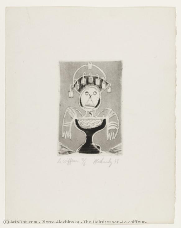 The Hairdresser (le Coiffeur) — Pierre Alechinsky