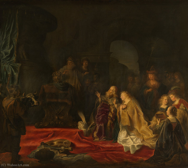 The Idolatry Of King Solomon — Salomon De Koninck