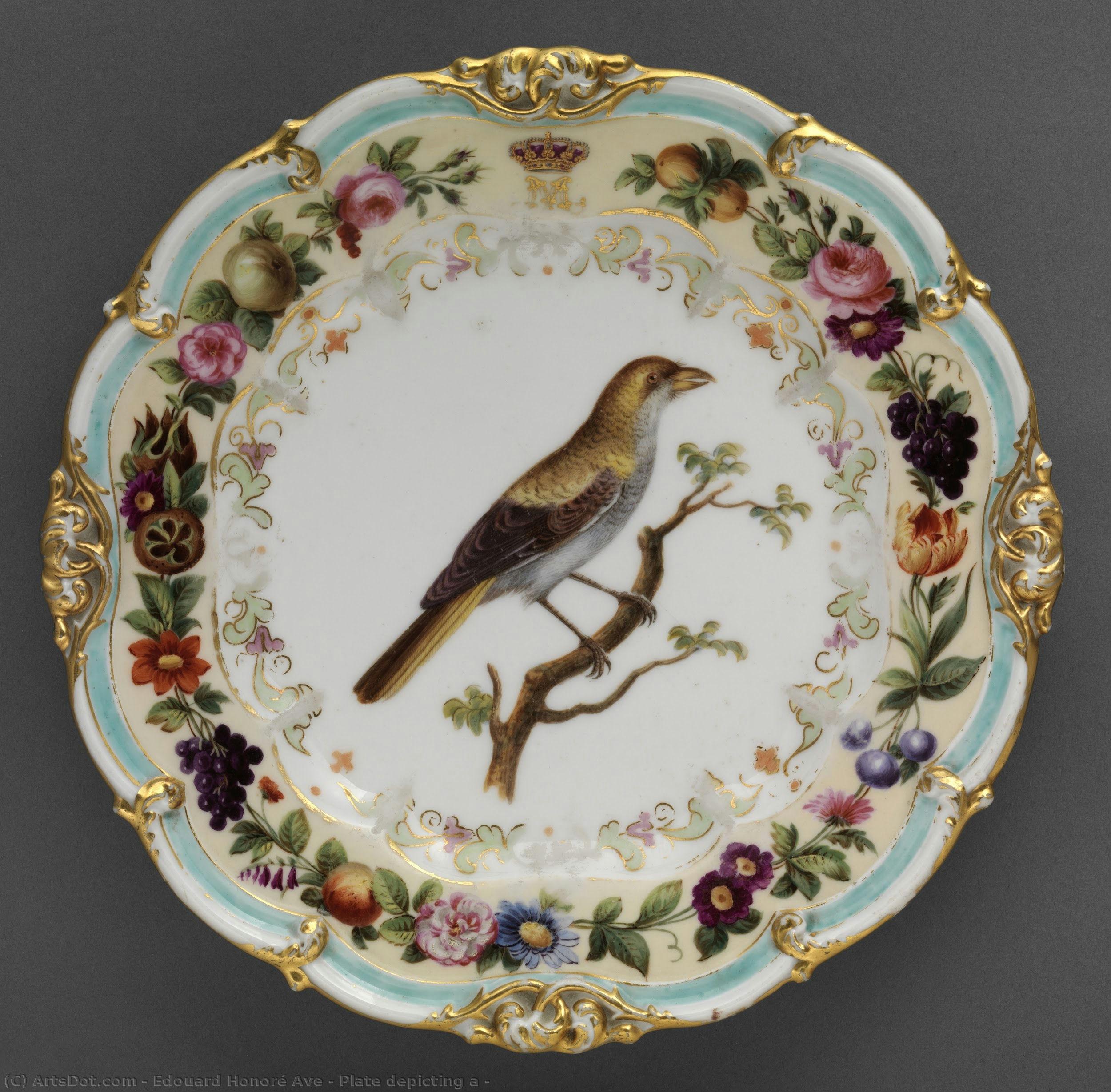 Plate Depicting A — Эдуар Оноре Аве