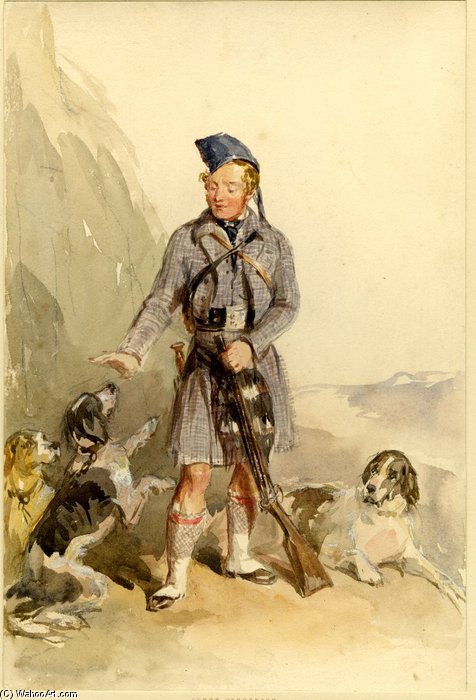 Cluny Macpherson Chief Of The Clan Chattan — John Frederick Tayler