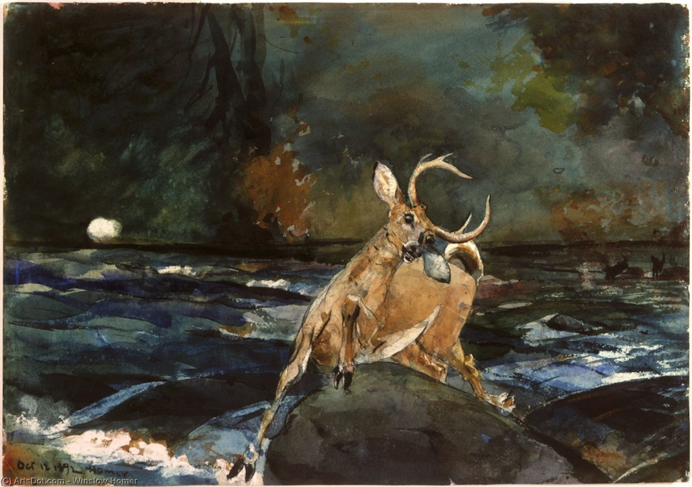 A Good Shot — Winslow Homer